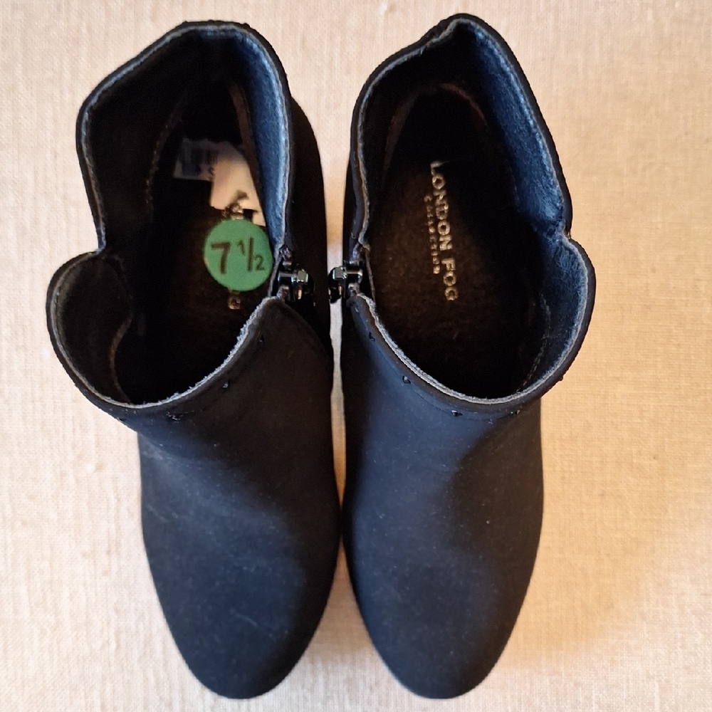 London Fog Sleek Black Boots